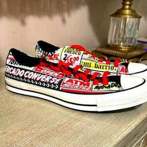 Converse Men's Chuck Taylor All Star 1970s Ox, (Mi Gente) Black/Multi/Egret